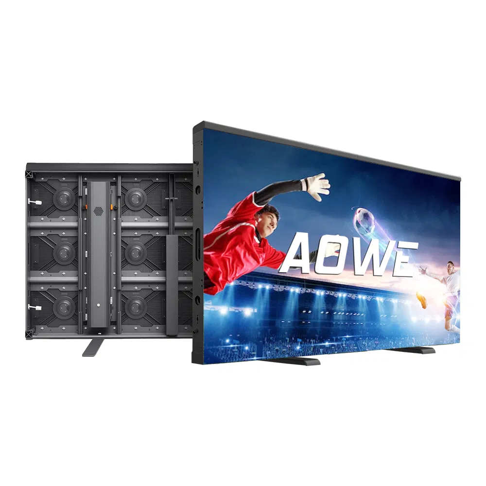 Aoweled Outdoor Waterproof Front Rear Service LED Display Screen for Soccer Football Sports Stadium LED Screen