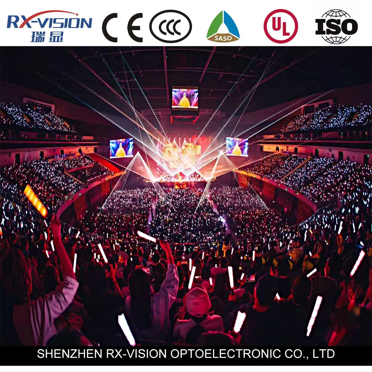 Rental Indoor Full Color P3.91 500*500 LED Video Wall LED Screen Manufacture