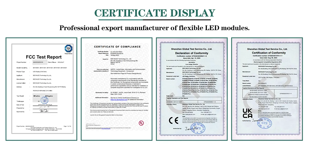 Product Certifications