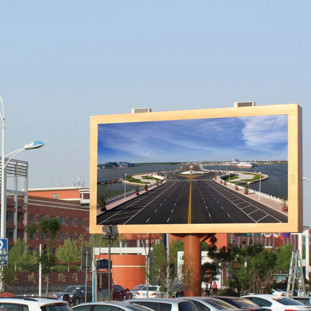 Giant 3D Outdoor Advertising LED Screen for Landmark Building