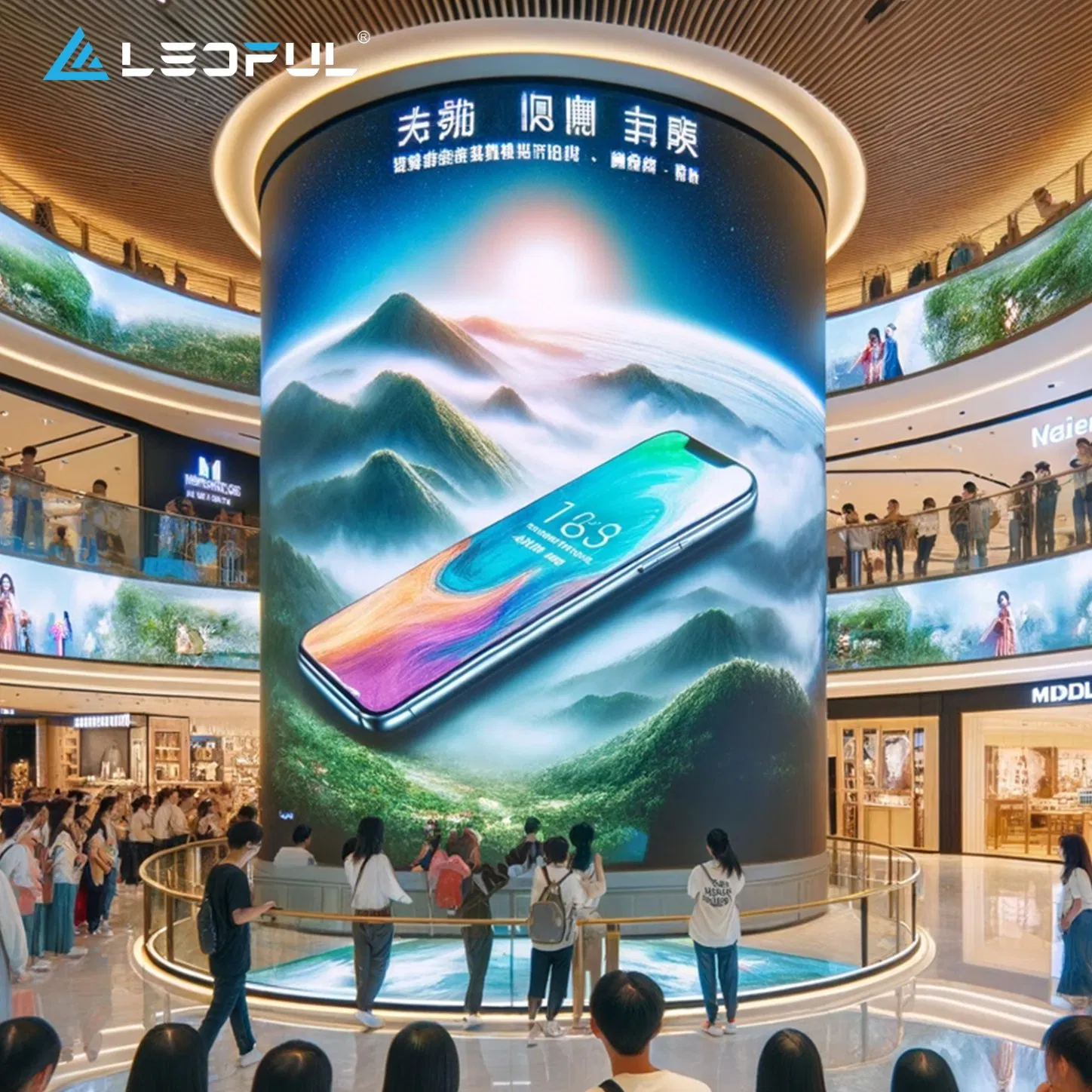 High Definition Indoor Outdoor Full Color P1.25 P1.5 P1.6 P1.8 P2 P2.5 P3 P4 P5 P6 P10 SMD Digital Advertising Video Wall TV Billboard LED Display Screen Panel