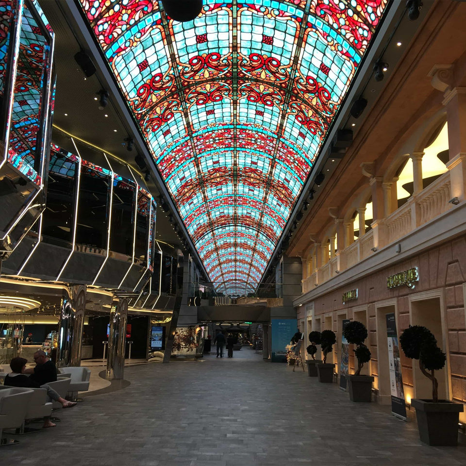 High Resolution 250*250mm Module Hanging Ceiling LED Sky Display Screen