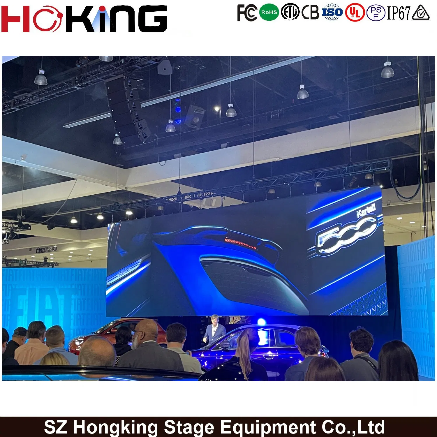 High Resolution P2.9/P2.6 Event Stage Video Wall Outdoor Rental LED Display Cabinet