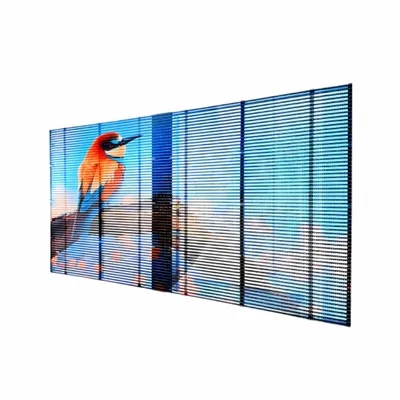 P3.9-7.8mm Indoor Semi-Outdoor High Brightness Advertising LED Transparent LED Screens Transparent Display
