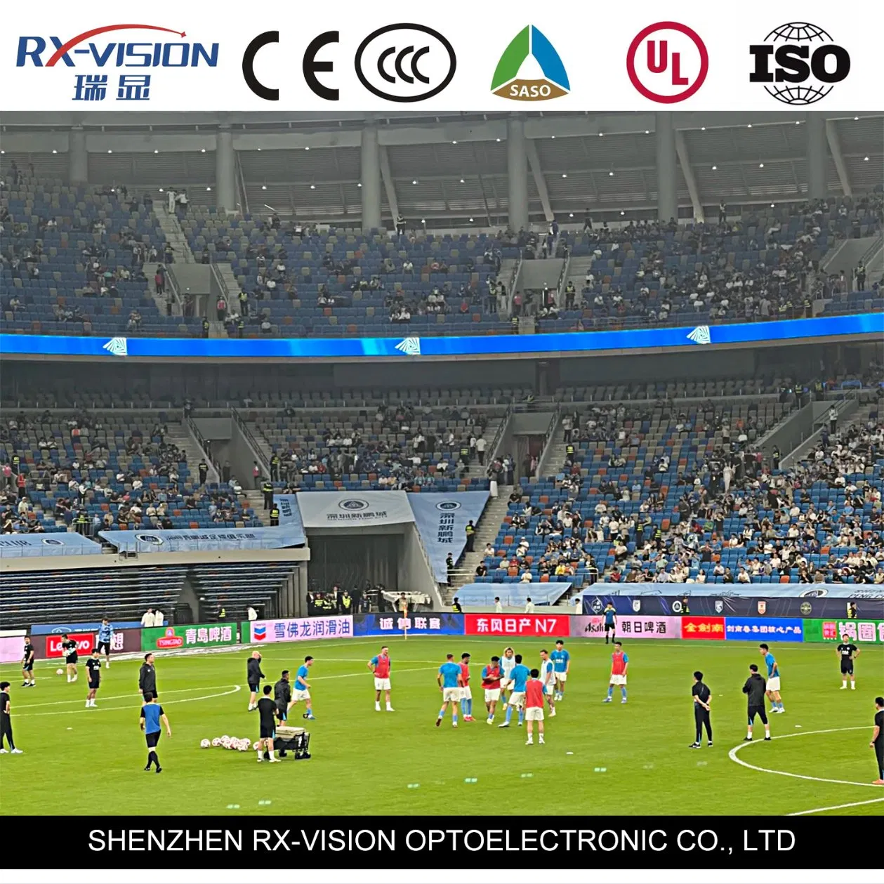 Sports Basketball Football Soccer P10 Stadium Perimeter Advertising LED Display Screen