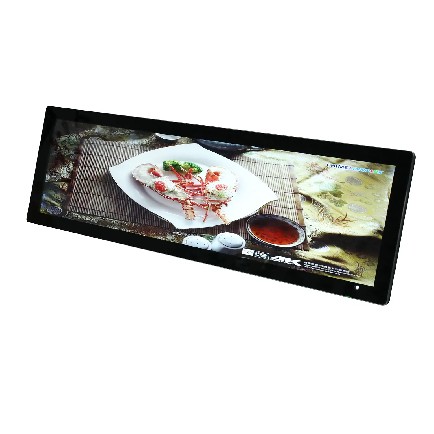 Indoor Advertising Media Player Strip Ultra Wide Screen Stretch Bar LCD TV Display LED Display Board Digital Signage 4K Long LCD Display Advertising Screen