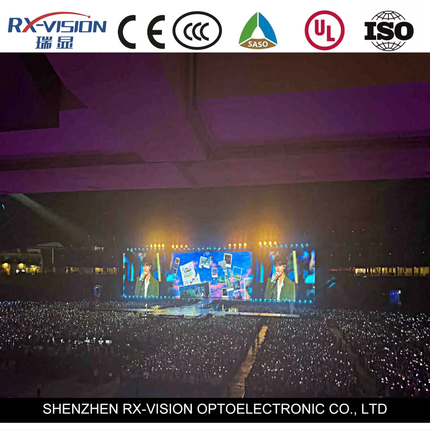Rental Indoor Full Color P3.91 500*500 LED Video Wall LED Screen Manufacture
