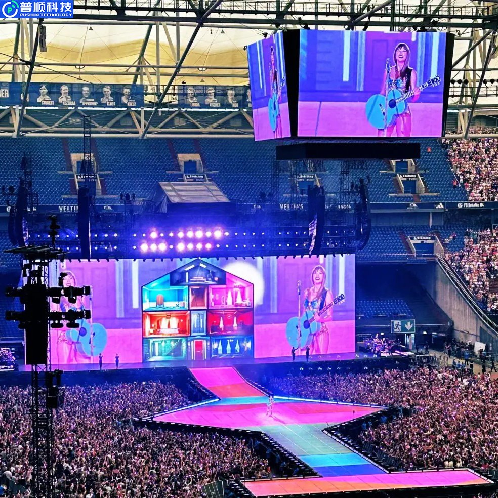 Pushunled Full Color Outdoor/Indoor P3.91 Stage Setting Rental LED Screen