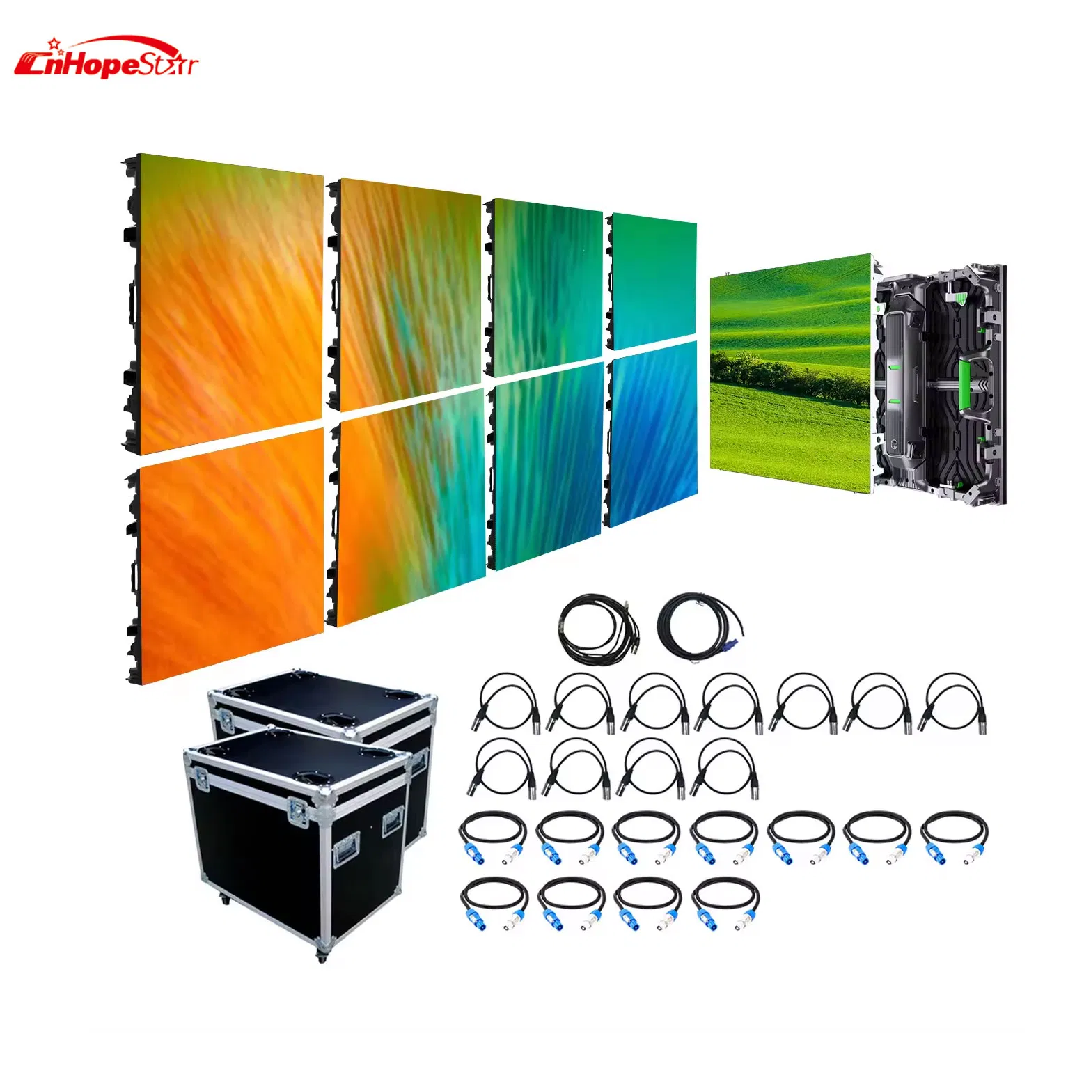 Foldable 500 X 500 LED Display Stage Event Rental LED Screen Concert Stage Background LED Video Wall