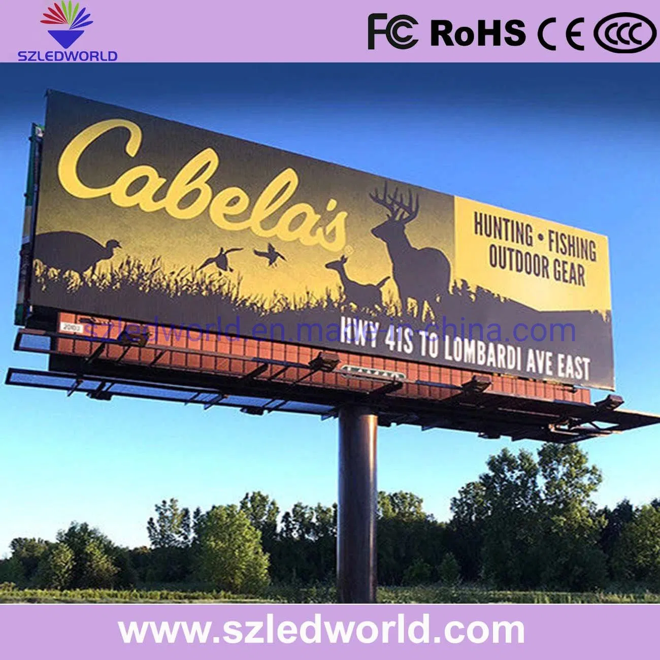 High Brightness of 5500 Nits P4 Mobile Truck LED Display Trailer with Hydraulic System