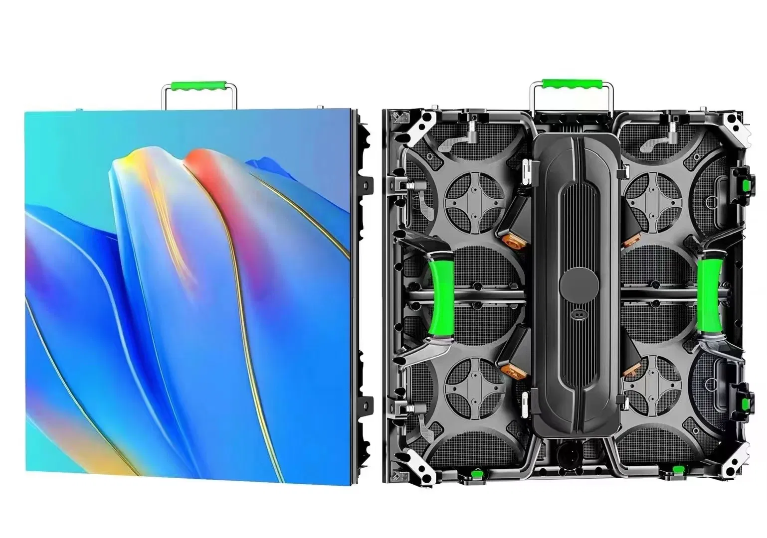 High Resolution P3.91 Indoor Outdoor LED Display Screen Video Wall Panel 500X500mm Price Outdoor LED Display