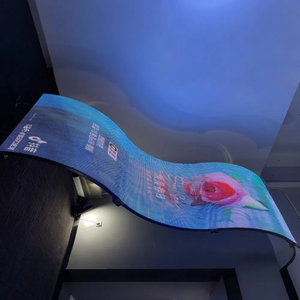 Low Carbon Emissions LED Transparent Flexible Display for Car Dealerships