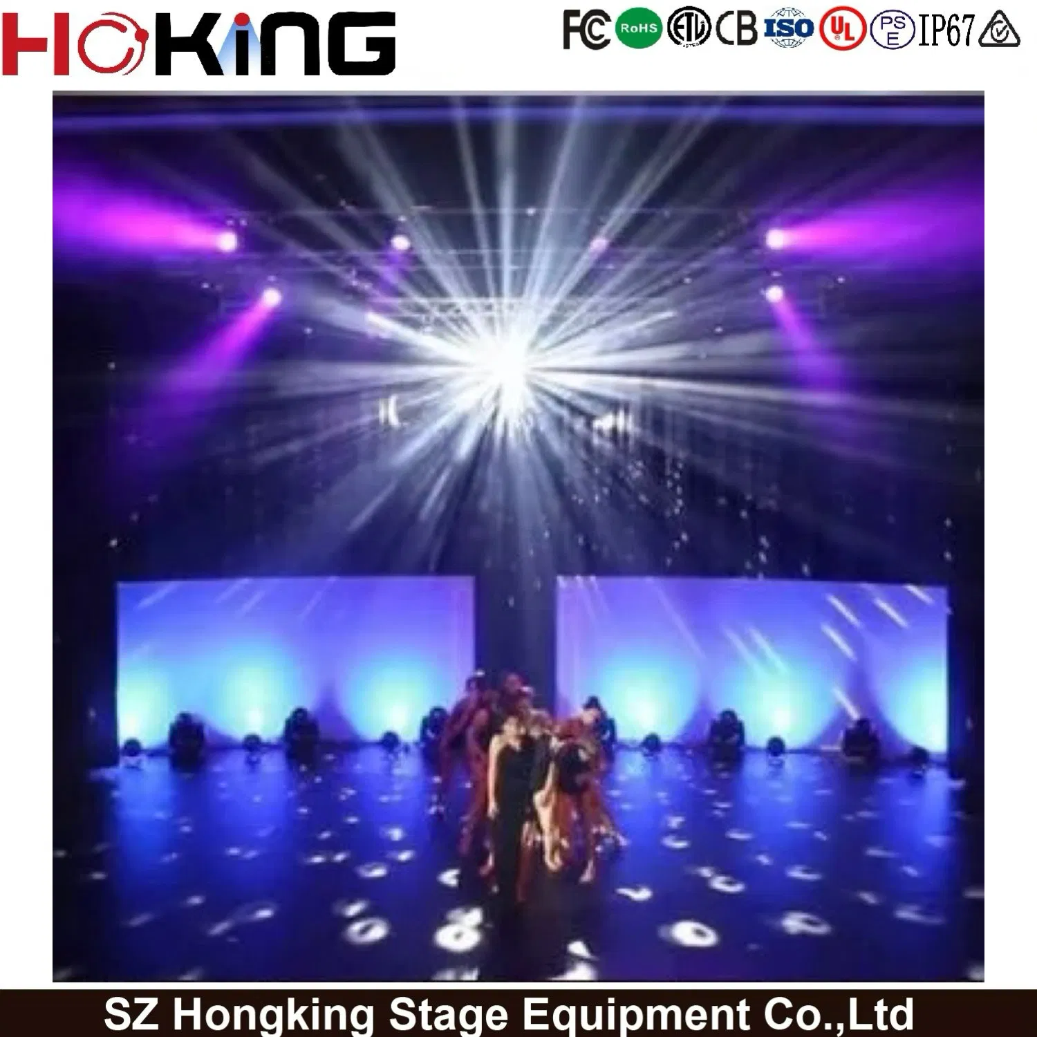 High Resolution P2.9/P2.6 Event Stage Video Wall Outdoor Rental LED Display Cabinet
