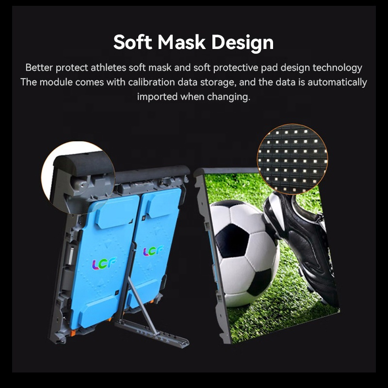 Basketball Court LED Screen Outdoor Competition Advertising Football Stadium Perimeter LED Display Sports Billboard Screen