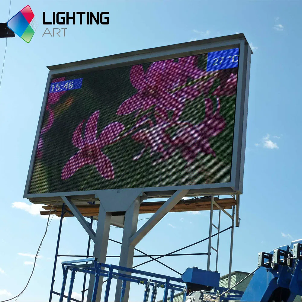 P3 P4 P5 P6 HD Video Outdoor Fixed TV Panel Screen LED Digital Billboard