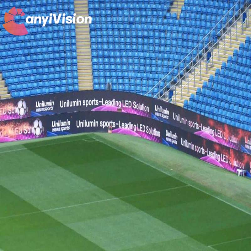 Basketball Court LED Screen Outdoor Competition Advertising Football Stadium Perimeter LED Display Sports Billboard Screen