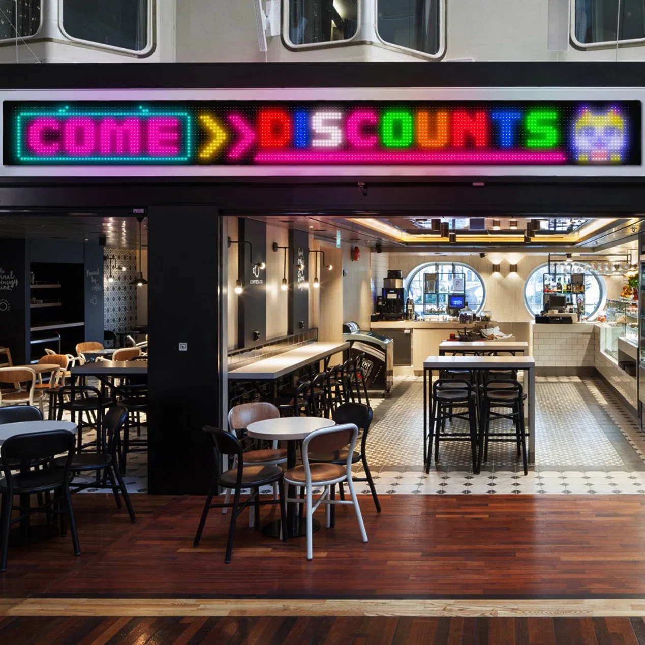 Mobile APP Control LED Matrix Panel Car Truck Devil Eyes Display Flexible Screen for Advertising