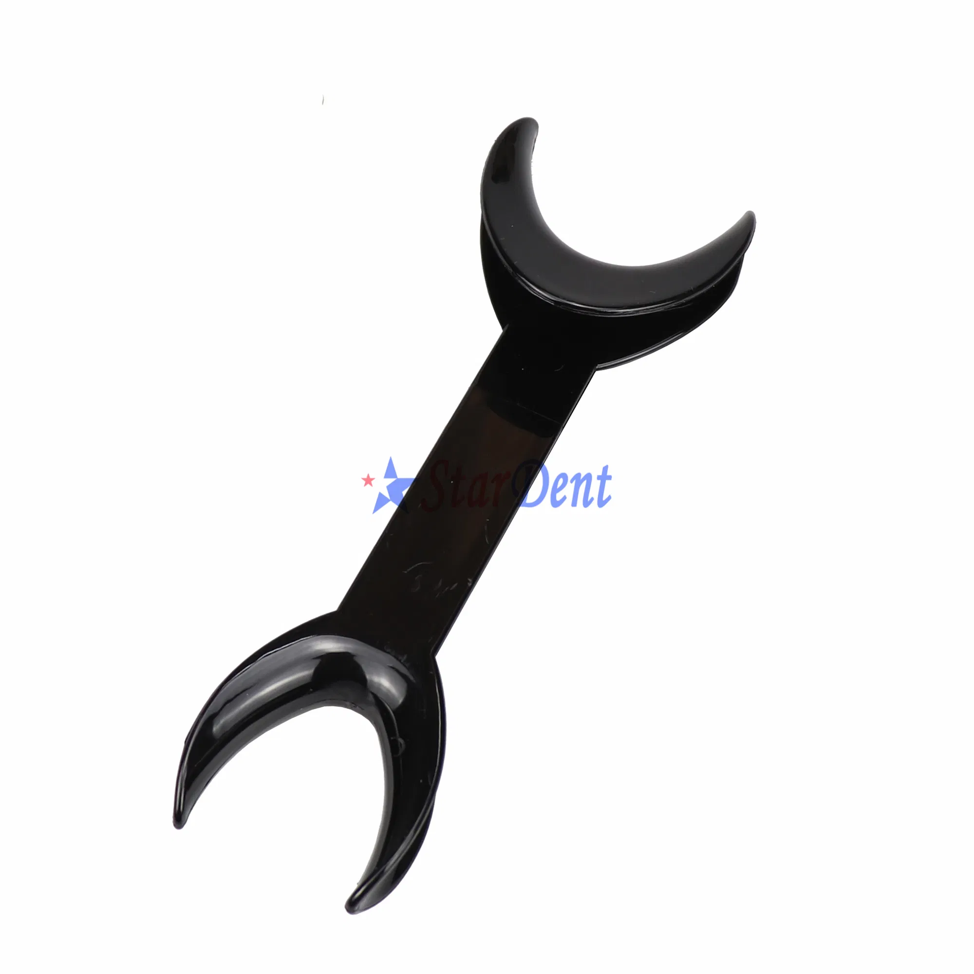 Dental Orthodontic Tool Surgical Retractor Double Head T-Shape Black Mouth Opener Dental Intraoral Cheek Lip Retractor