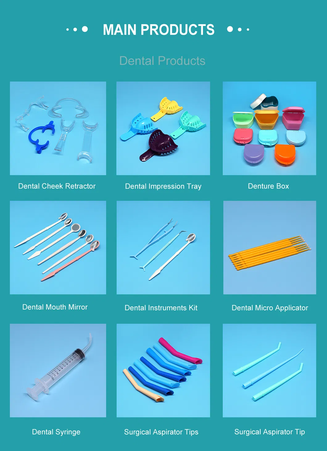 Main Dental Products Catalog