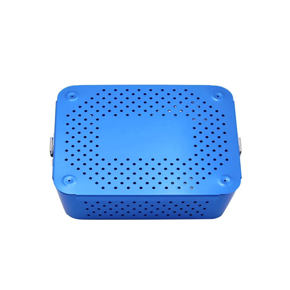 Hot Sell Orthopedic Surgical Instruments Power Tools Sterilization Container Box for Drill