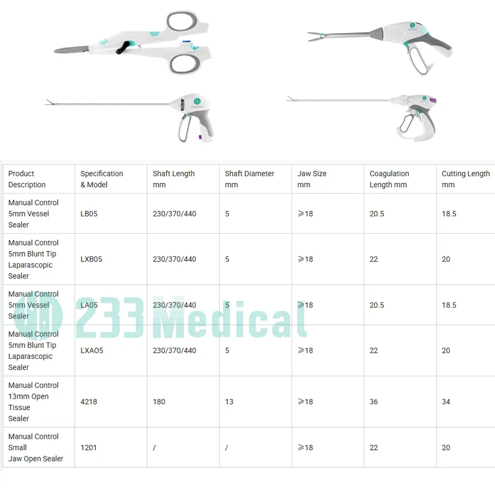 Cheap Price Surgical Instruments Electrosurgical Ligasure Generator and Handles