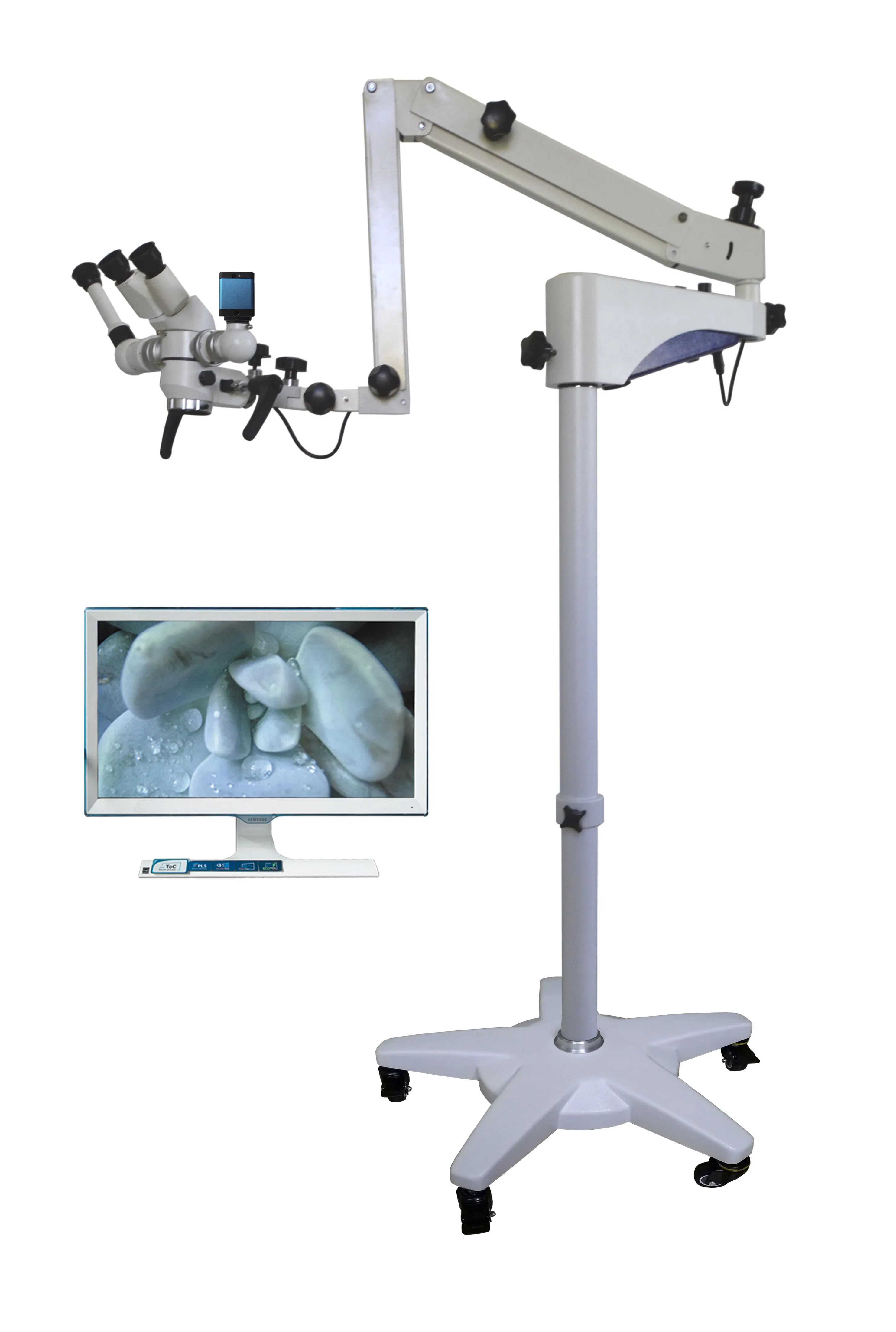 Medmount Medical Lightweight Stable Reliable Large Fov High-Quality High-Definition Digital Camera Surgical Microscope