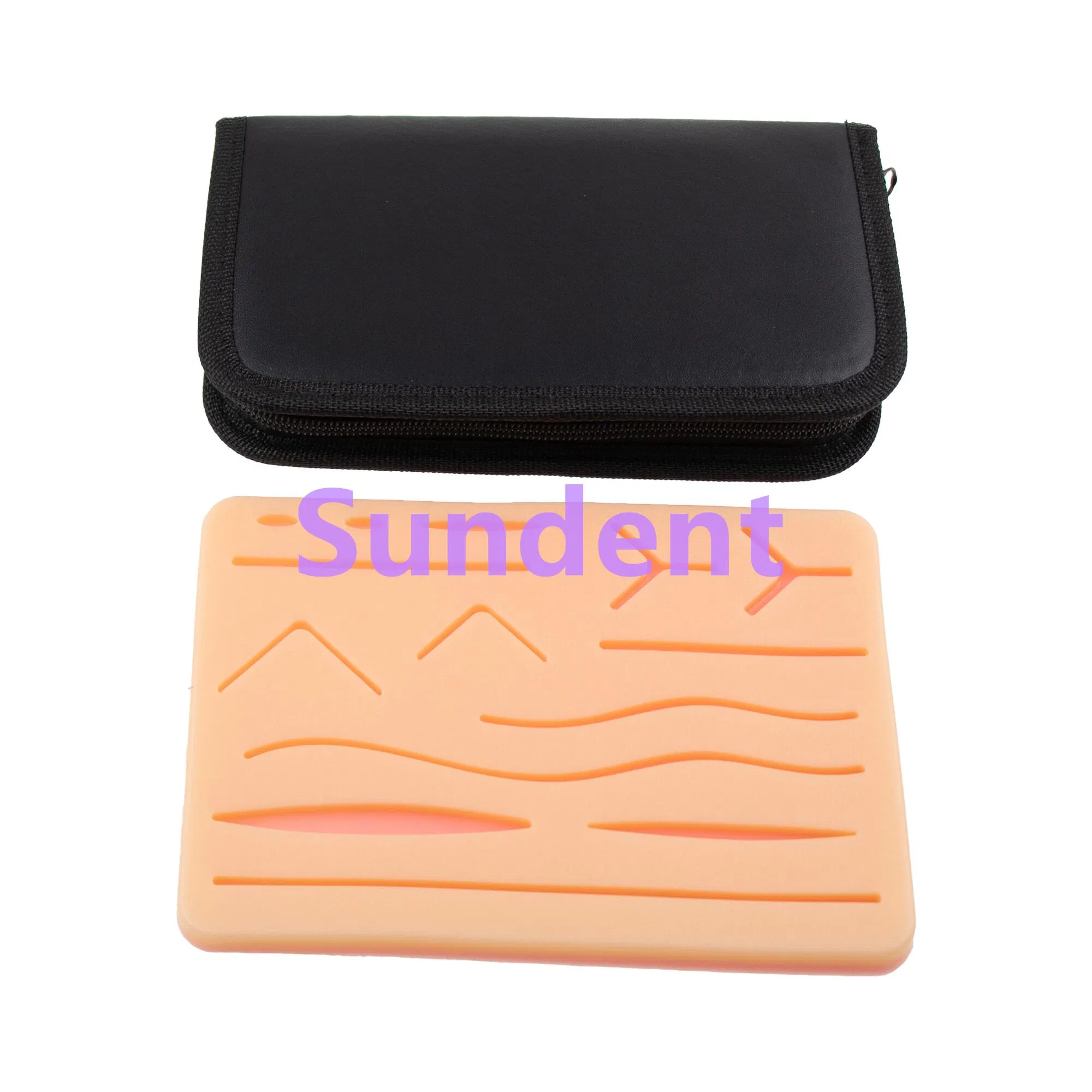 Dental Suturing Skills Full Practice Kit with Pseudo Skin Structure Surgical Training Suture Instrument Set