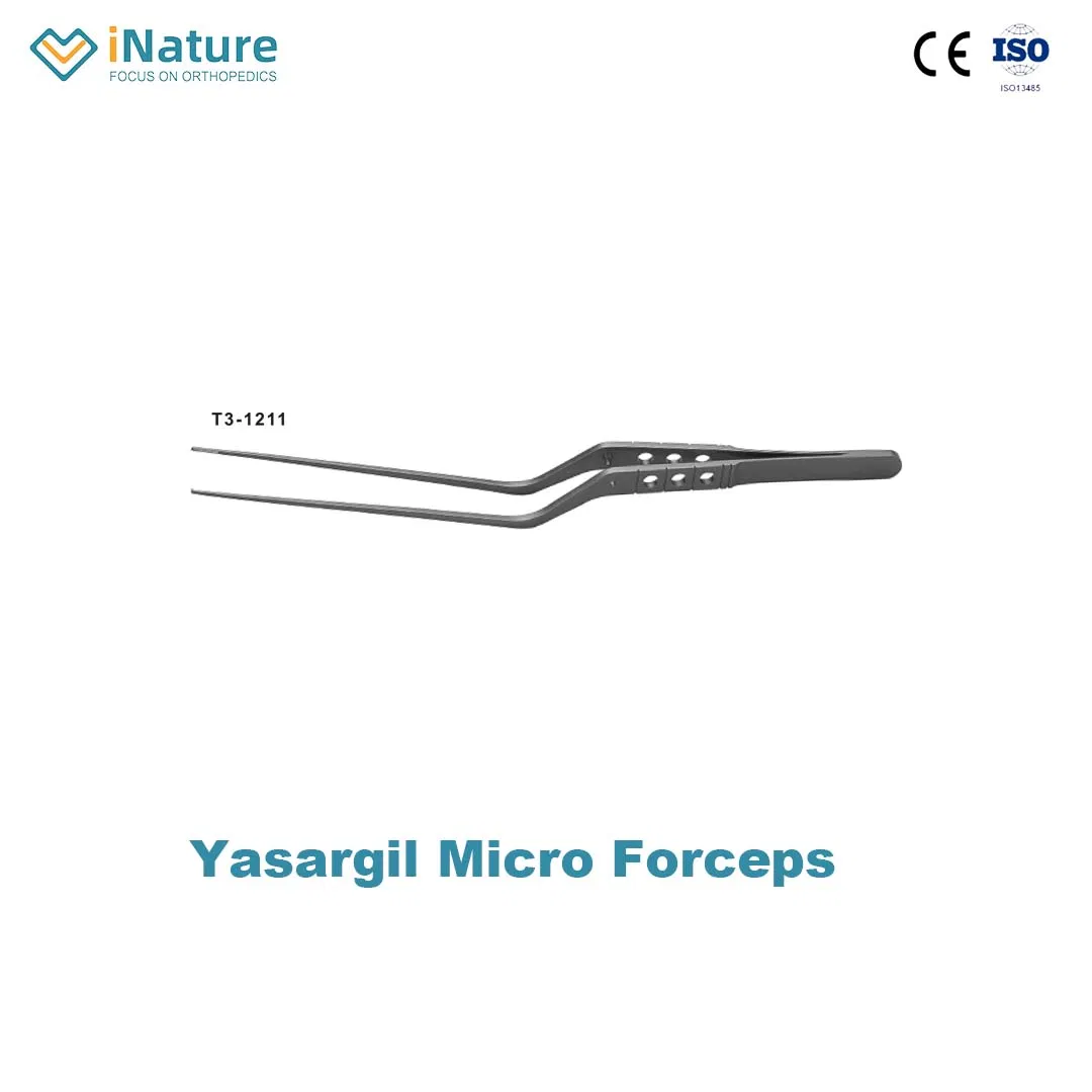 Yasargil Micro Forceps Neurosurgical Instruments Bayonet Style