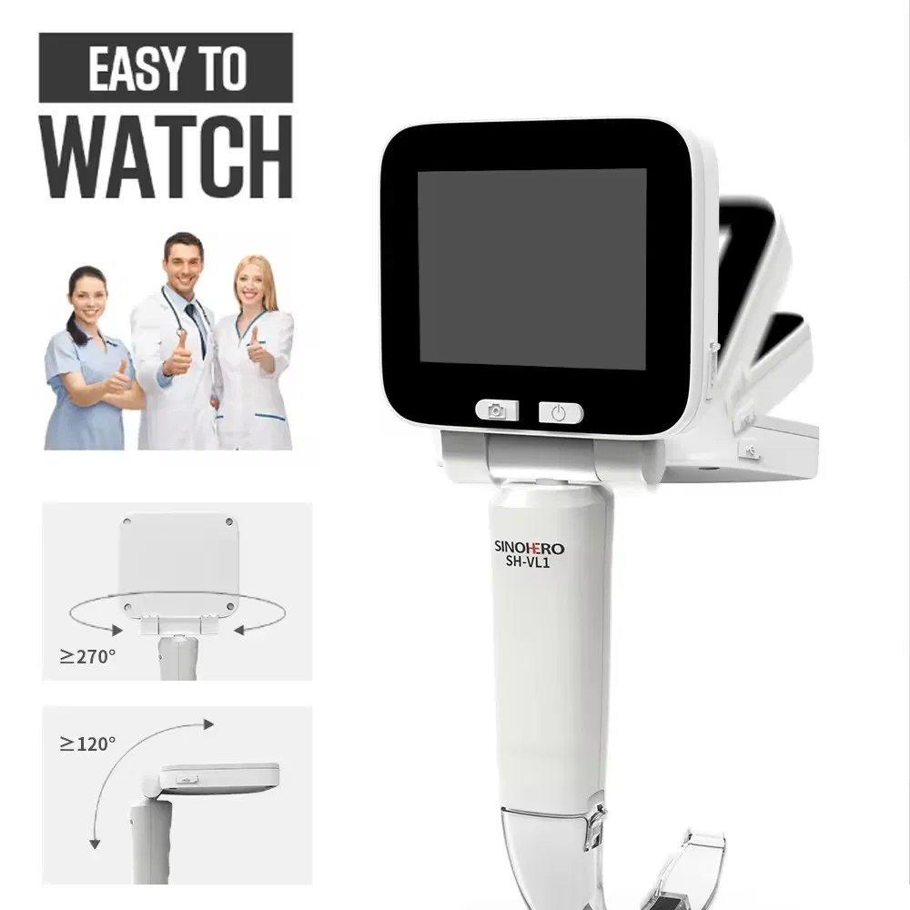 Premium Video Laryngoscope Set for Veterinary and Human Usesurgical Instruments Video Laryngoscope