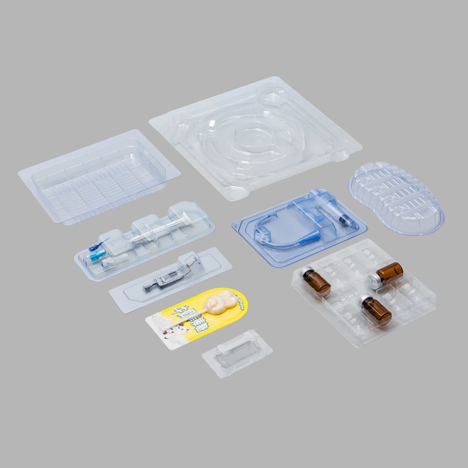 Pet Instruments Sterilization Medical Blister Packaging Vacuum Box Tray