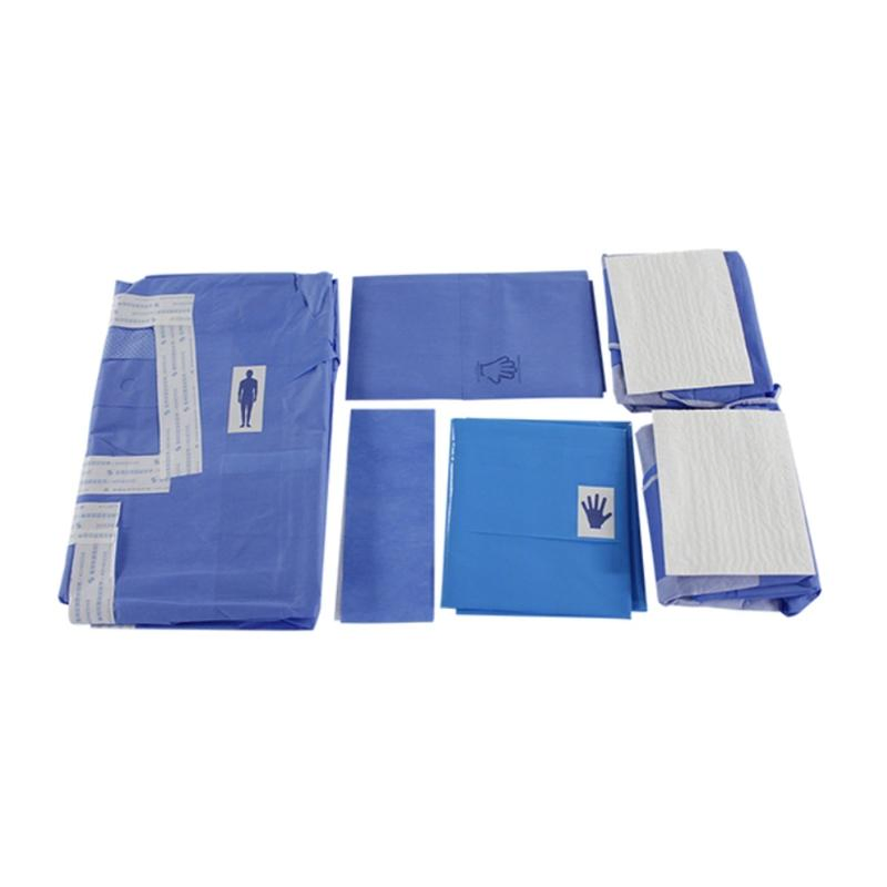 SJ Medical Eo Sterilization Operation Caesarean Section Surgical Pack Disposable C-Section Pack for Hospital Operating Room