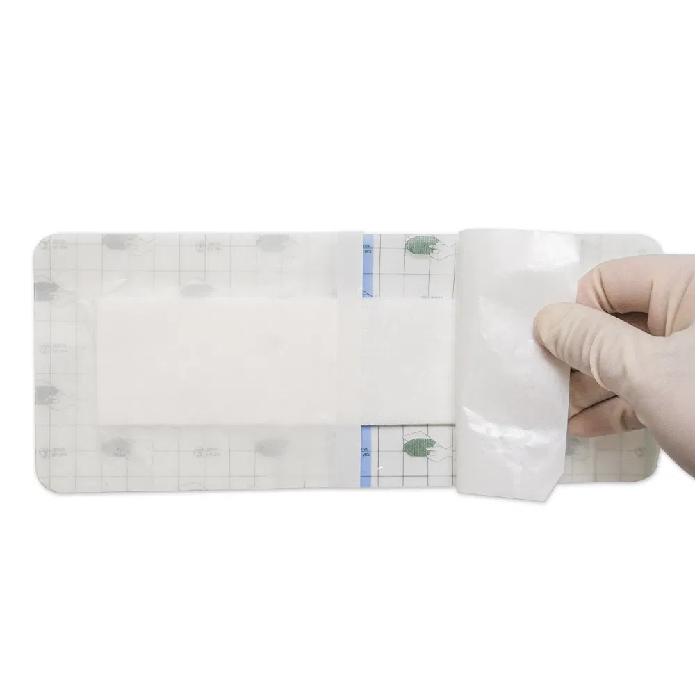 OEM Wound Care Transparent Waterproof Adhesive PU Film Wound Dressing Medical Ultra-Thin Breath PU Dressing