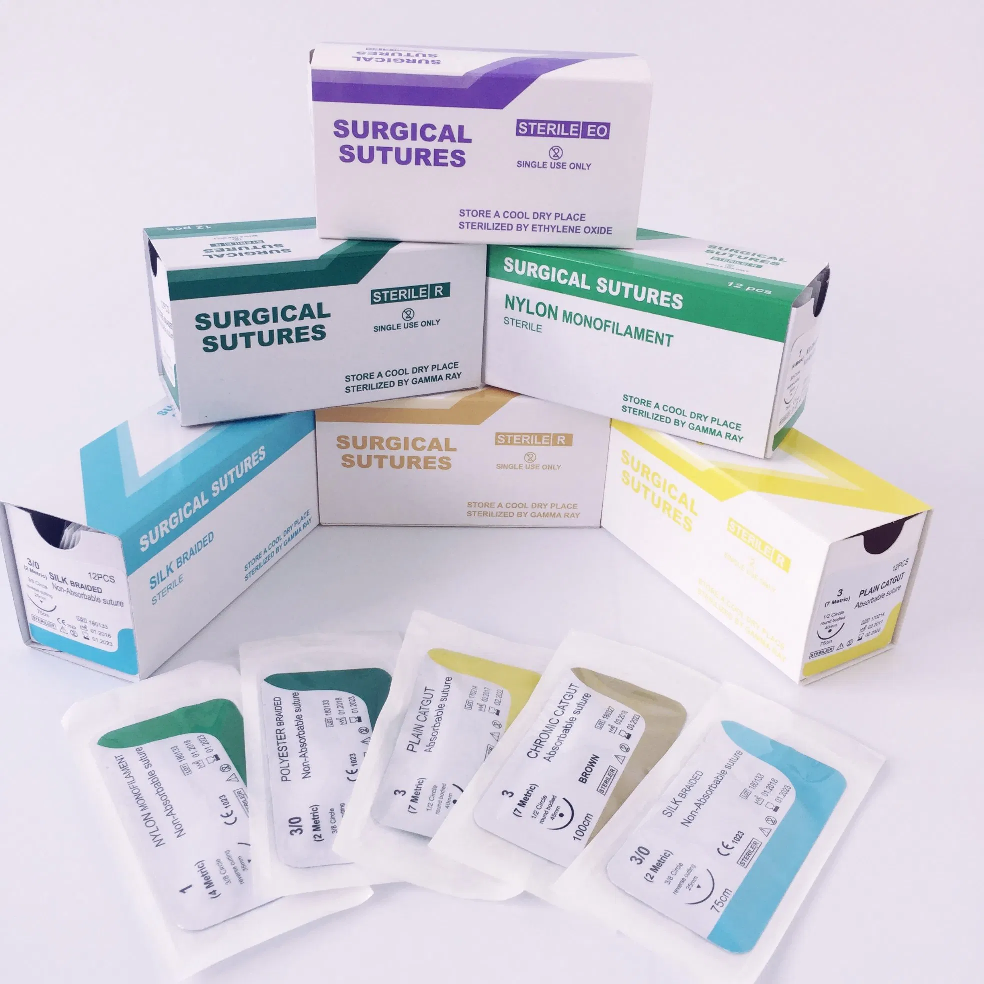 Sterile Absorbable Surgical Suture - Plain Catgut for Medical Use