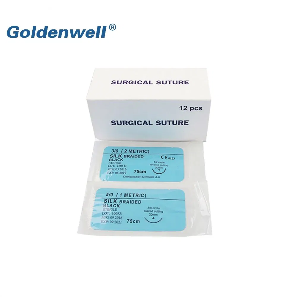 Silk Surgical Suture Thread For Suturing with CE ISO