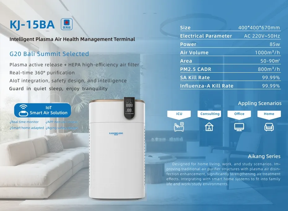 Plasma Air Purifier Front View