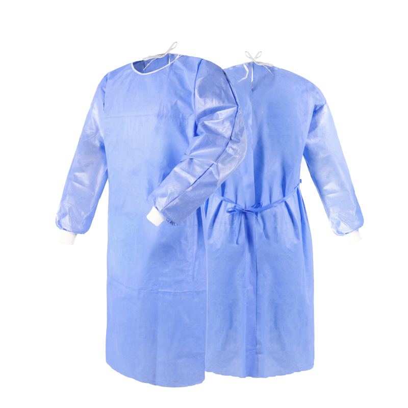 Hot Selling Pediatric Hospital Surgical Gown Zip Enclosure Medical Consumable