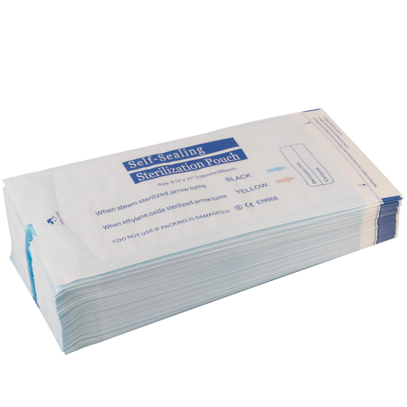 Self-Seal Dental Surgical Instrument Steam Sterilization Pouches CE Medical Consumables Materials