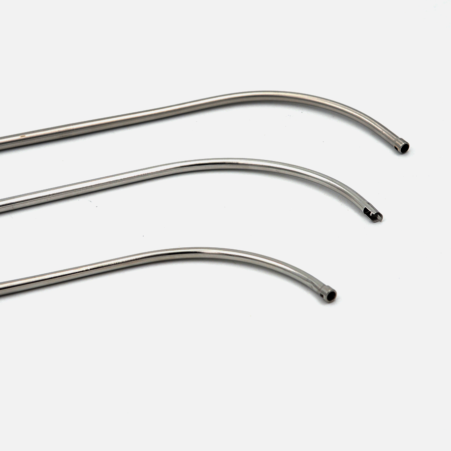 Stainless Steel Bent Tube Surgical Iud Extractor Hook Gynecology Instruments