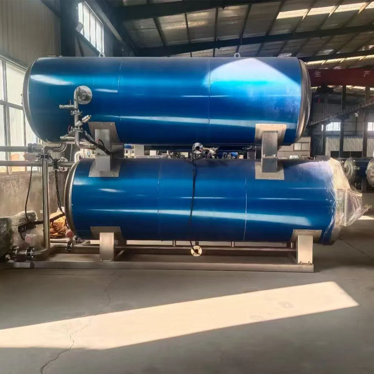 Industrial Food Sterilization Customizable Large Capacity Autoclave Food Sterilizer for Canned/Meat Products Processing.