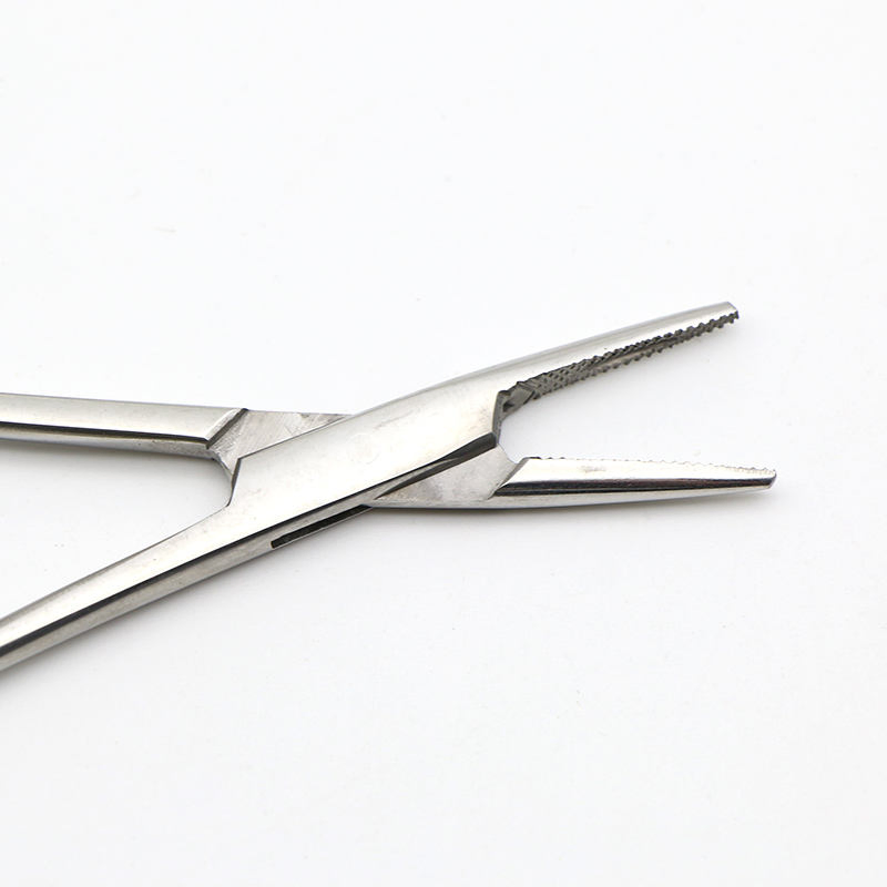 Non-Coated Stainless Steel Dental Needle Holder Forceps Surgical Instruments