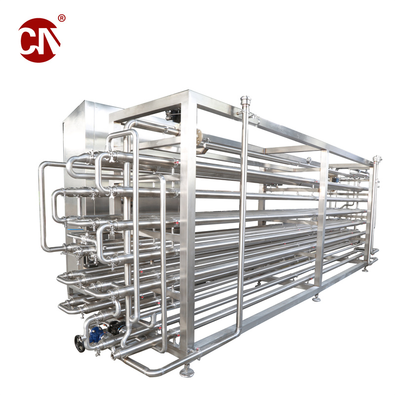 Automatic Milk Tubular Pasteurizer Dairy Processing Line Sterilization Machine 5000L/H Uht Sterilizer