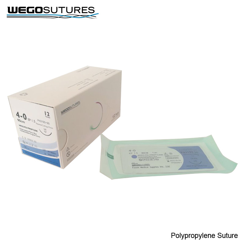 Blue Color Wego Polypropylene Surgical Suture