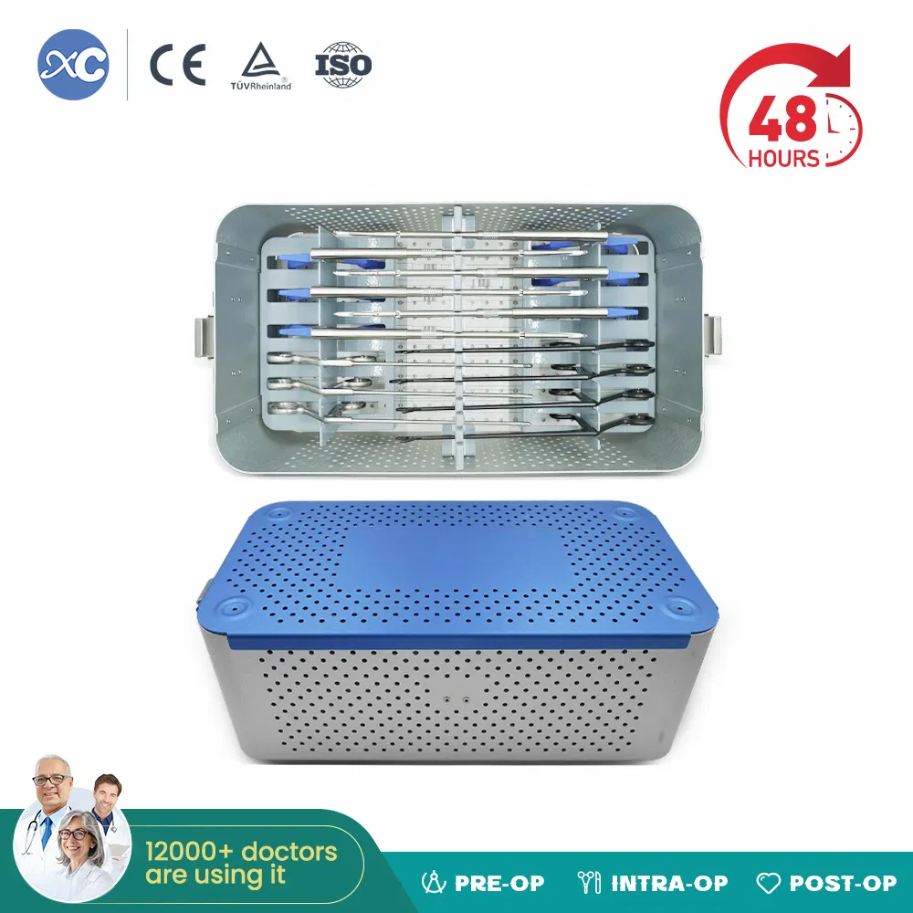 Biportal Endoscopic Spine Surgery Instrument Set with Laminectomy Forceps