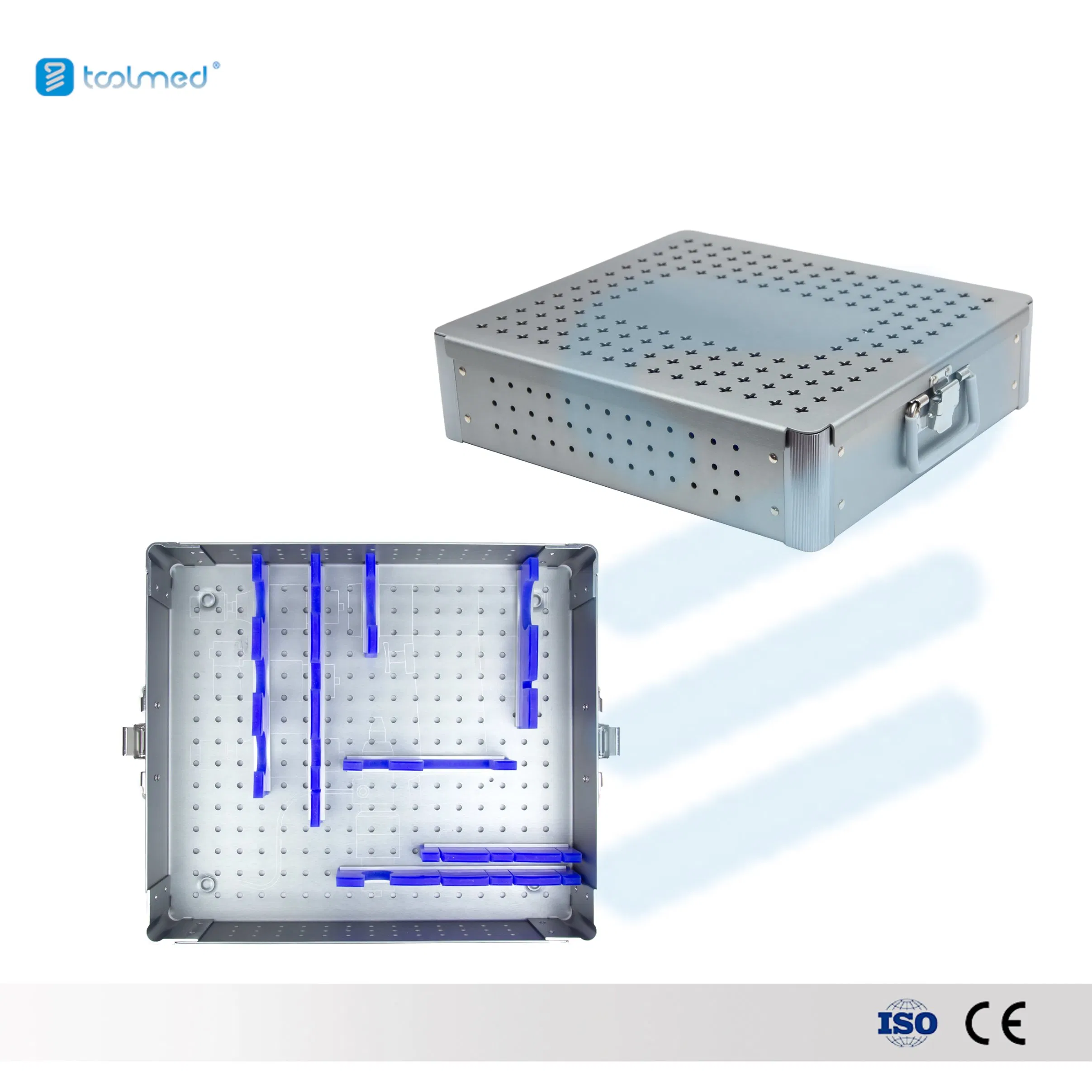 Hot Selling Small Multi-Functional Drill Sterilization Box for Orthopedic Surgical Power Tools