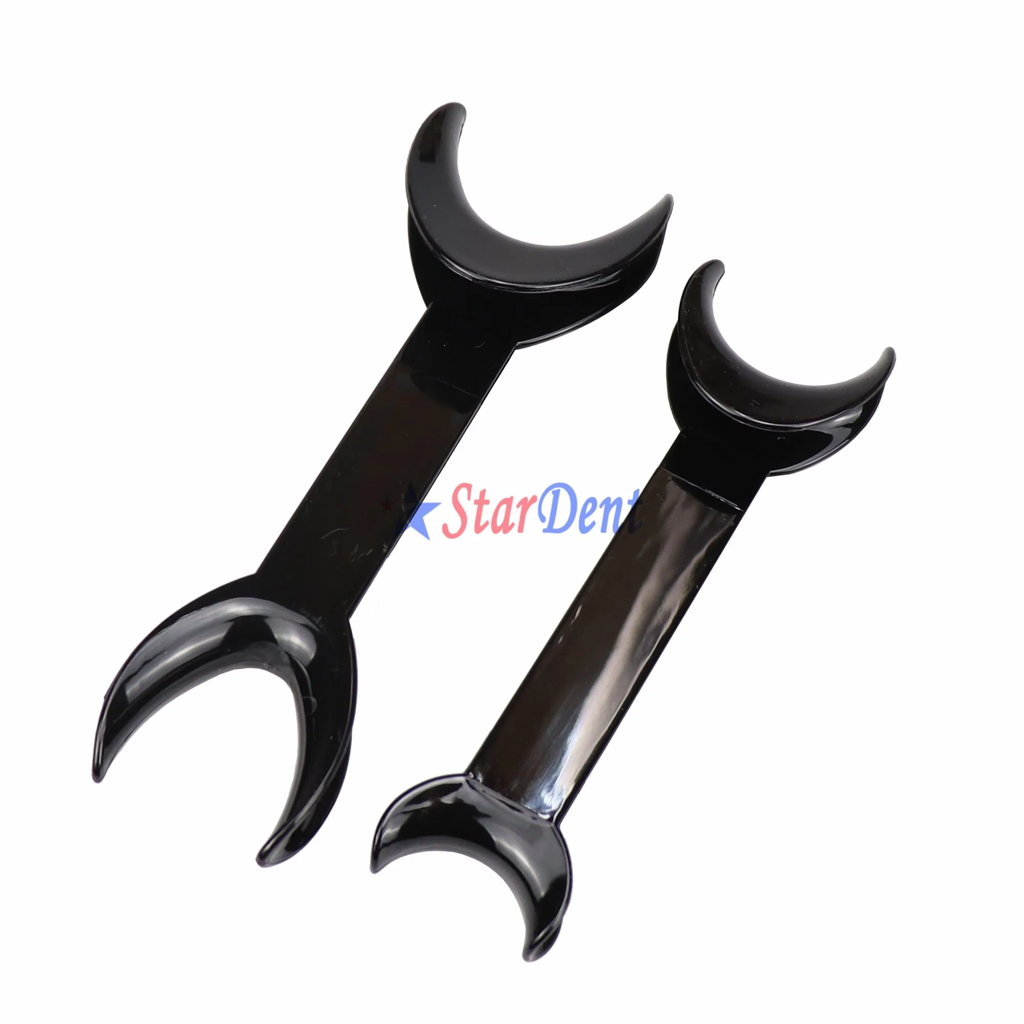 Dental Orthodontic Tool Surgical Retractor Double Head T-Shape Black Mouth Opener Dental Intraoral Cheek Lip Retractor