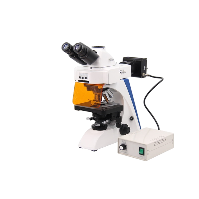 Objective Len Trinocular Flu Microscope with Competitive Price for Microscope with Projector