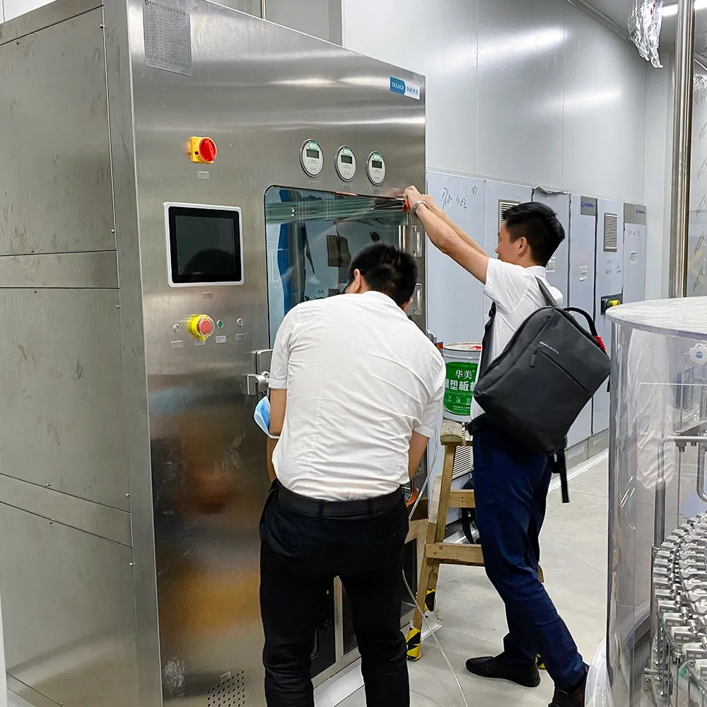Tksage Cleanroom Vhp Sterile Poss Box Laboratory DOP Dynamic Pass Box Pass Through Window Double Door Sterilizer Sterilization Equipment Customized