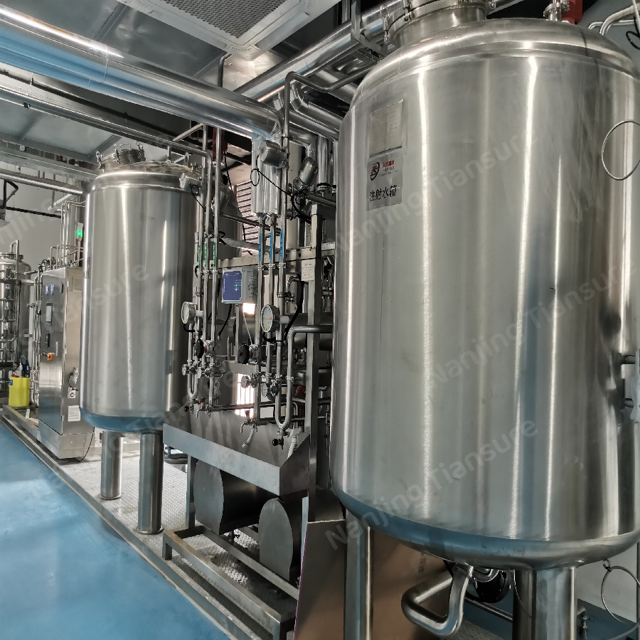 Pharmaceutical/Medical Distilled Wfi Water Liquid Sterilization Treatment System for Injection/Cosmetics/Biotech/Electronic