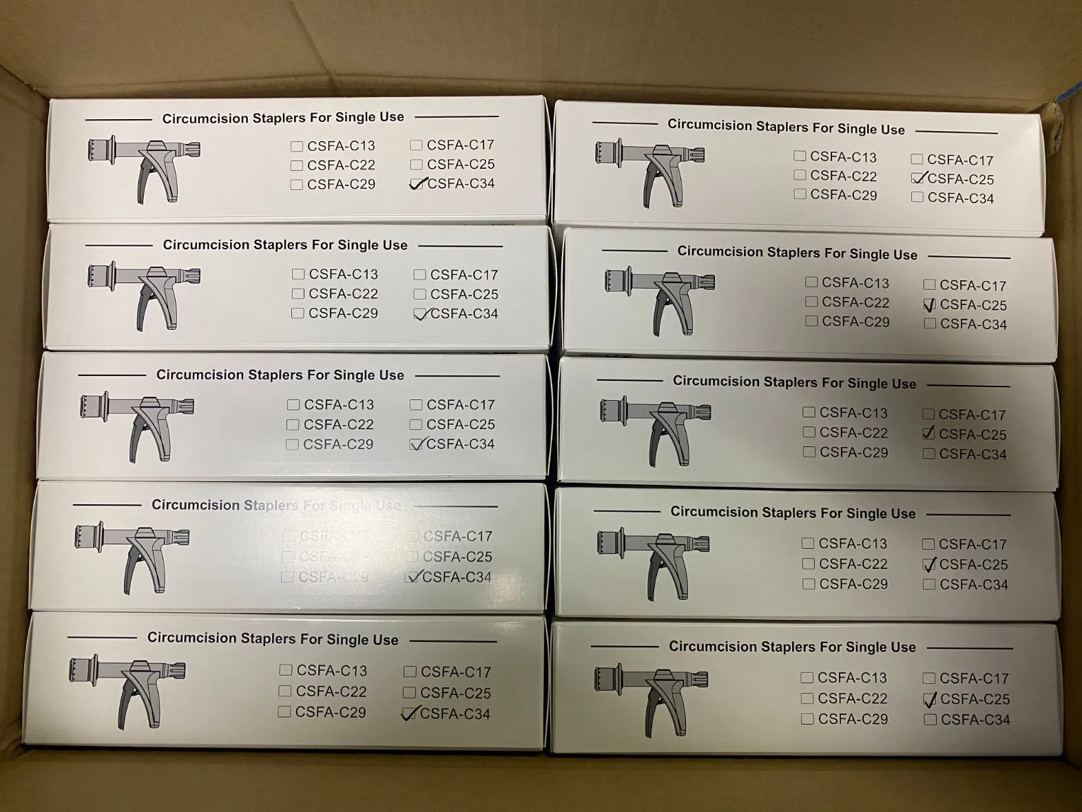 Surgical Stapler for Circular Cutting and Automatic Suturing in Circumcision Surgery (TYPE C)