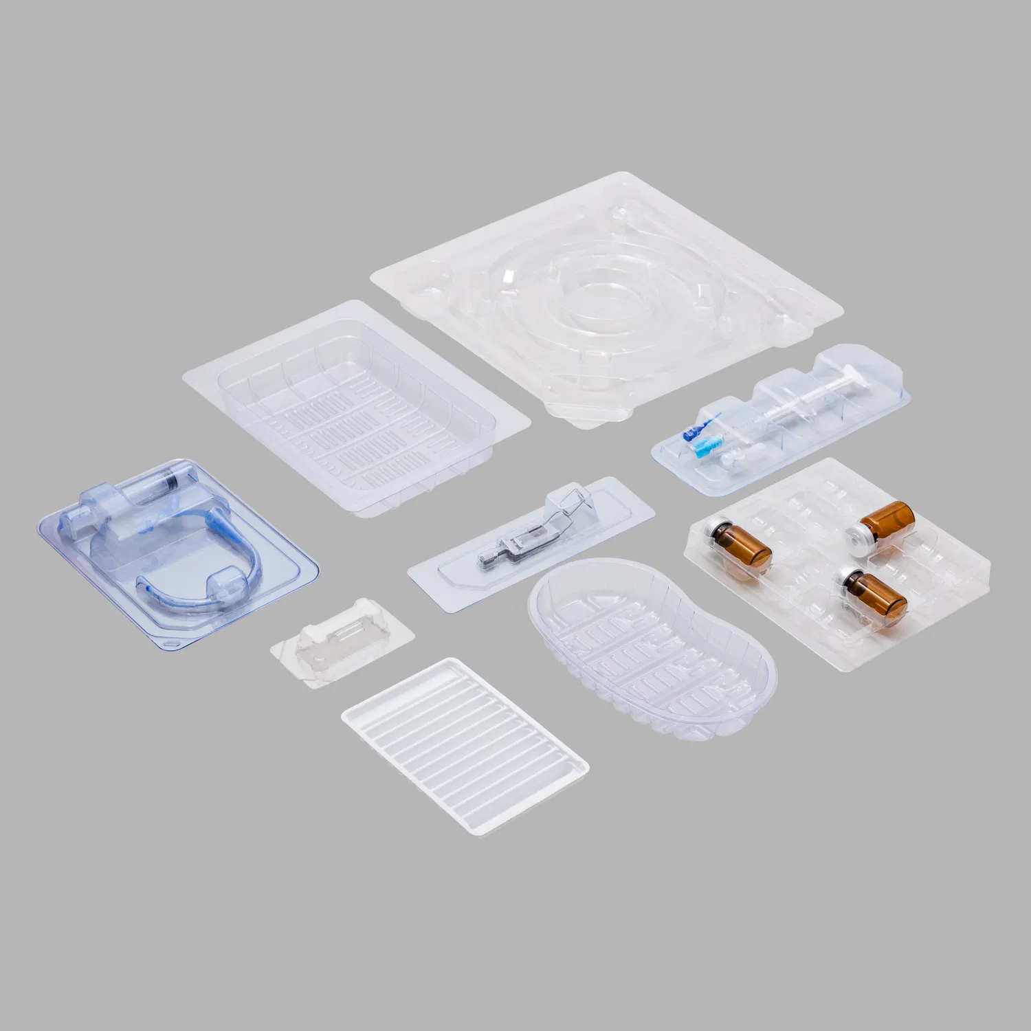 Pet Instruments Sterilization Medical Blister Packaging Vacuum Box Tray
